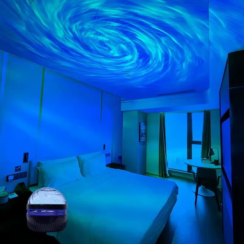 Projektor Galaxy RGB – barevná lampa s hvězdami a mlhovinou