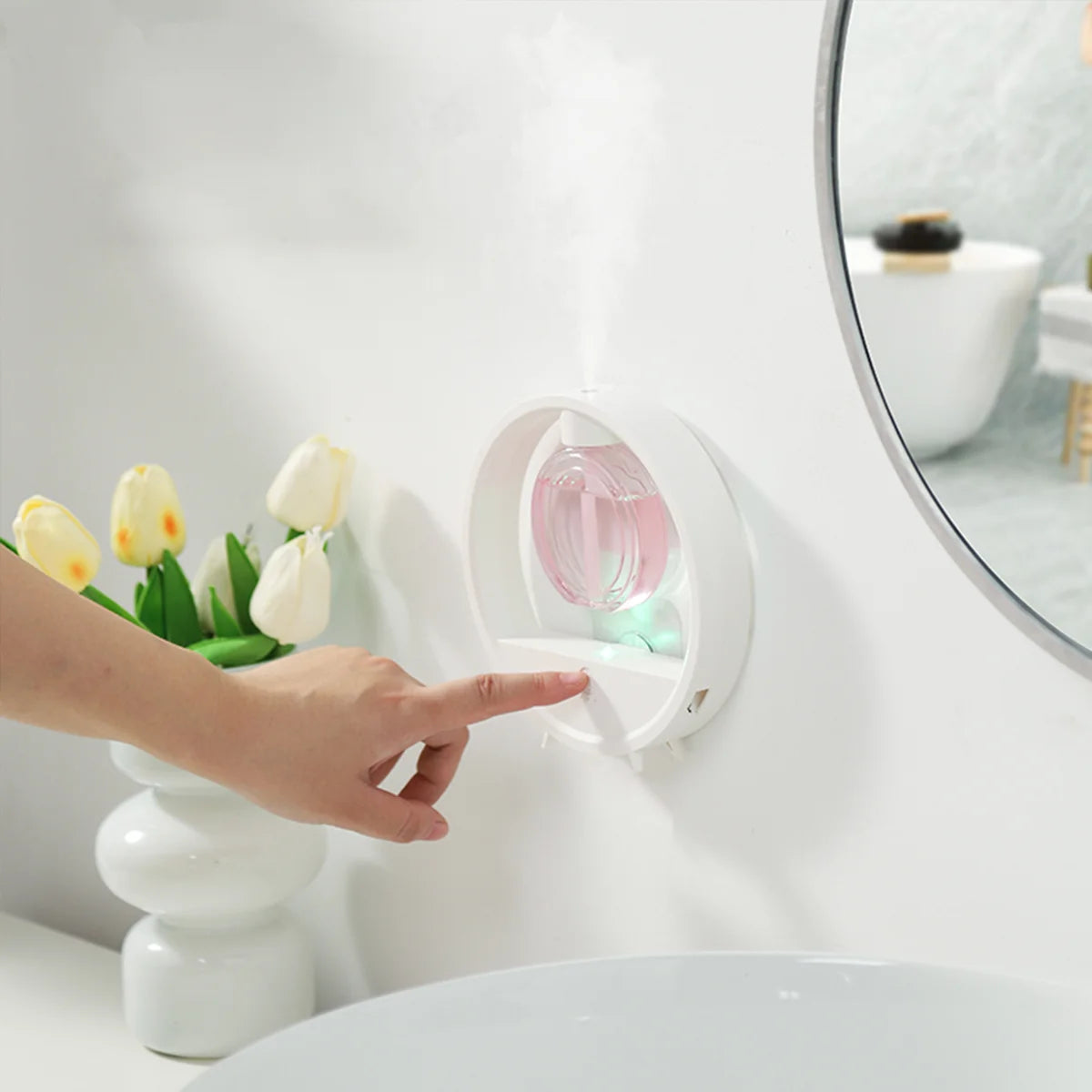 Chytrý aroma difuzér s dobíjecí baterií – malý, ale výkonný