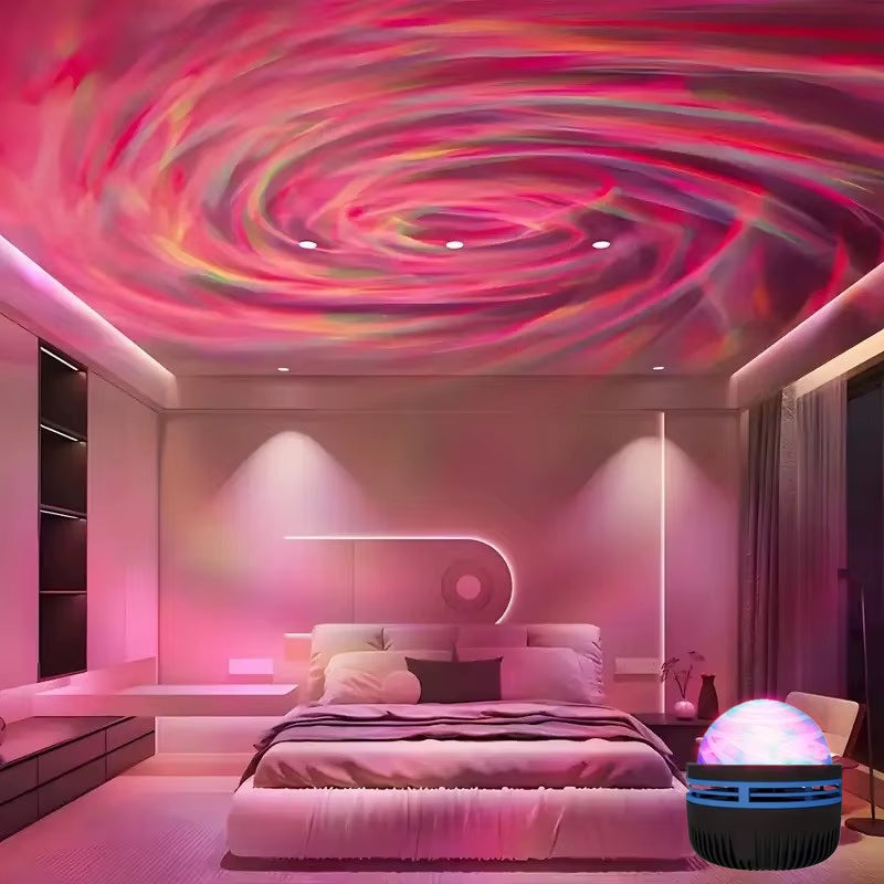 Projektor Galaxy RGB – barevná lampa s hvězdami a mlhovinou