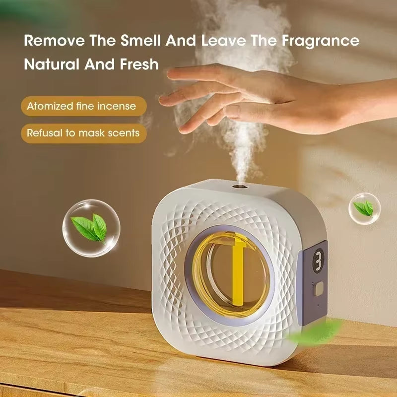 Portable Aromatherapy Machine Home Intelligent Essential Oil Diffuser USB Multifunctional Adjustable Air Purification Freshness