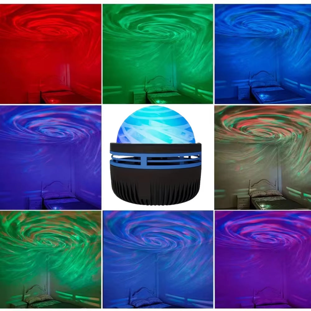 Projektor Galaxy RGB – barevná lampa s hvězdami a mlhovinou