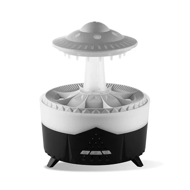 Aroma difuzér „Rain Cloud“ – zvlhčovač ve tvaru UFO s jemným světlem